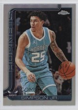 2025-26 Topps Chrome Refractor KJ Simpson Jr #45 0y2q