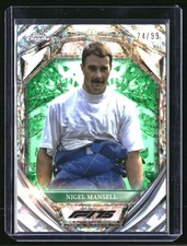 2025 Topps Chrome F1 Nigel Mansell Diamond 75th Annv. Green 74/99 #D75-49