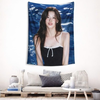 SANA TWICE WALL TAPESTRY HANGING ROOM DECOR CONCERT BANNER KPOP