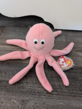 TY Beanie Baby Retired Inky The Octopus 1994 With Tags