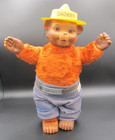 Vintage 1960s Ideal Toys Smokey the Bear Plush 16" Rubber Head Hands Feet w/ Hat — photo 1