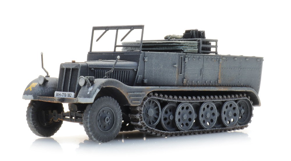 Artitec 6870583 - 1/87 / H0 Wehrmacht Sd.Kfz. 11 Leichter Zugkraftwagen 3 T Gray