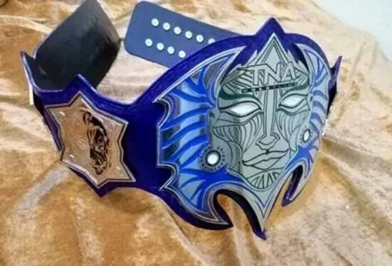 CINTURÓN JEFF HARDY TNA CINTURÓN CAMPEONATO DE LUCHA NUEVO TAMAÑO ADULTO RÉPLICA CINTURÓN 2mm Foto 2 de 4