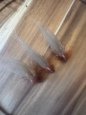 3-pack Redfish Candy Fly - 1/0, Small Lead Eyes, Tan/Orange