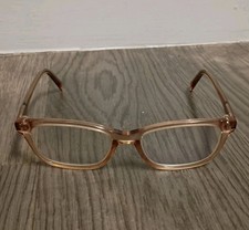 Warby Parker Eyeglasses Upton 668 Clear Pink Rectangular Frames Only 52-17 145