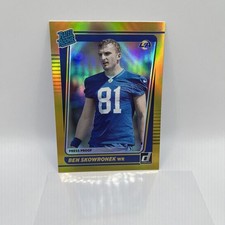 2021 Panini Donruss - Rated Rookie Ben Skowronek #325 Press Proof Yellow (RC)