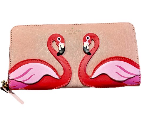 Kate Spade Flamingo Large Continental Wallet