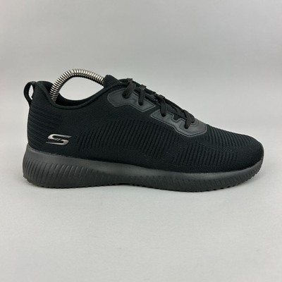 Skechers Turnschuhe Damen Größe UK6 schwarz Bobs Tough Talk Sport Memory Foam Schuhe