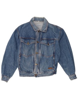 Cacharel Mens Denim Jacket UK 36 Small Blue Cotton BL01