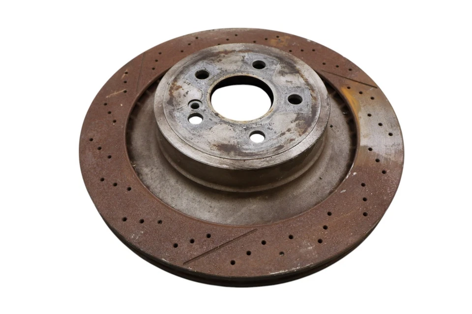 Juego de discos rotores de freno traseros izquierdo y derecho Mercedes CLS63 AMG 12-18 OEM Foto 4 de 4