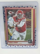 Panini Donruss Optic 2024 Chris Jones Chiefs #82 Stars Prizm Football Card