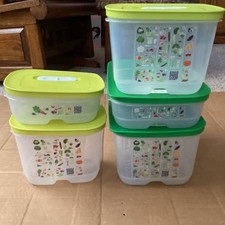 5 Piece Set Vintage Tupperware FridgeSmart Ve...