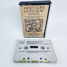 Sweet Love Doth Now Invite Songs Sonets Shakespeare England Cassette PROTEUS Ens