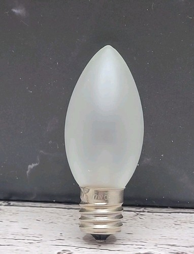 25 Pack C9 Replacement Bulb Frosted Clear 7w Indoor Outdoor E17 120v - Picture 1 of 12