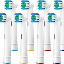Swissco Replacement Brush Heads Compatible With Oral B Genius Smart Pro 8 ct