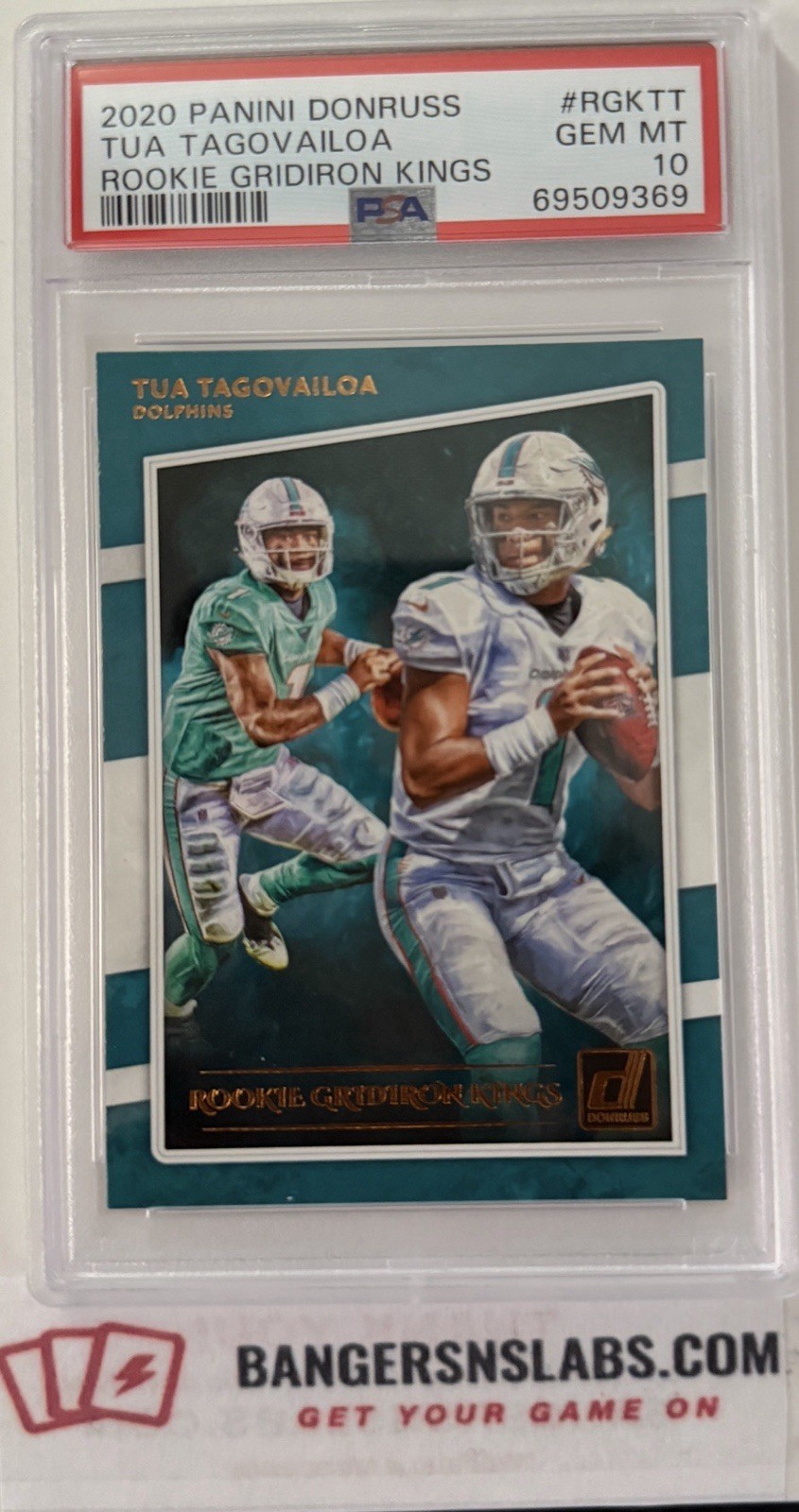 Tua Tagovailoa Panini Donruss Gridiron Kings #RGKTT Rookie