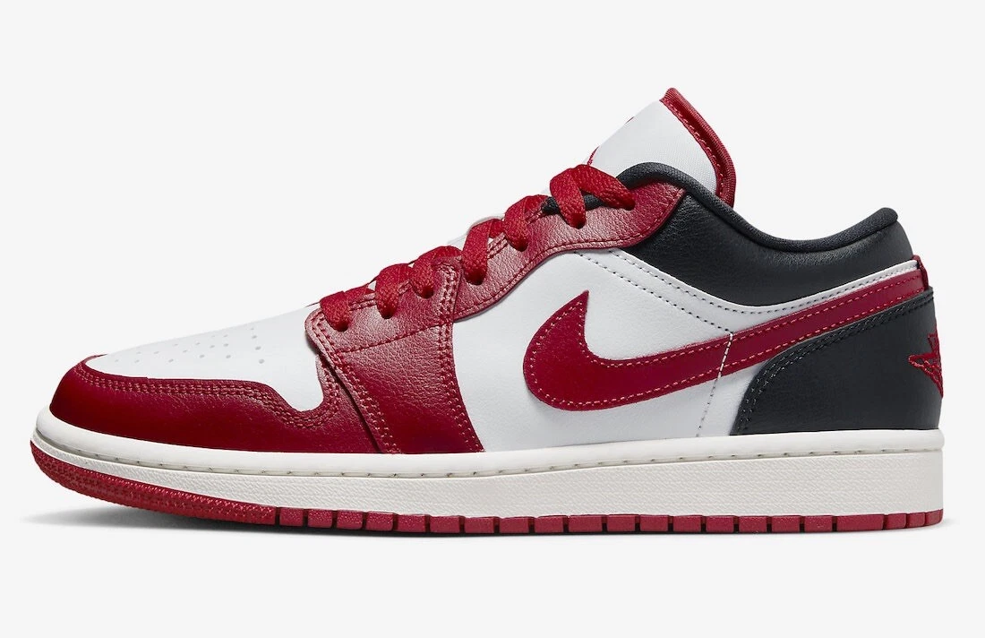 aj1 low black red white