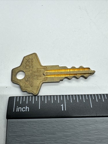"Fortschloss Vintage Schlüssel 775 Fortschloss Chicago USA ""Fort/Schloss Logo" - Bild 3 von 5