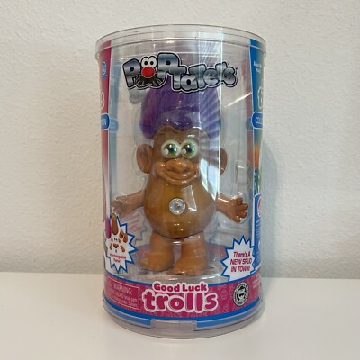 New 6'' Pop Tater Good Luck Trolls Purple Hair Mr. Potato Head Mash-Ups PopTater