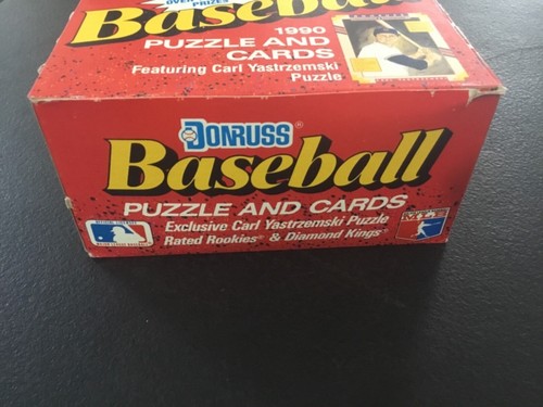 1990 Donruss Box 36 UnOpened Packs Cards & Puzzles - Picture 2 of 7