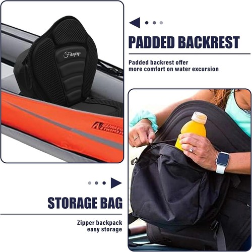 Thickened Kayak Seats - Premium Shockproof Seats with Back Support for Kayaking, - Picture 5 of 7