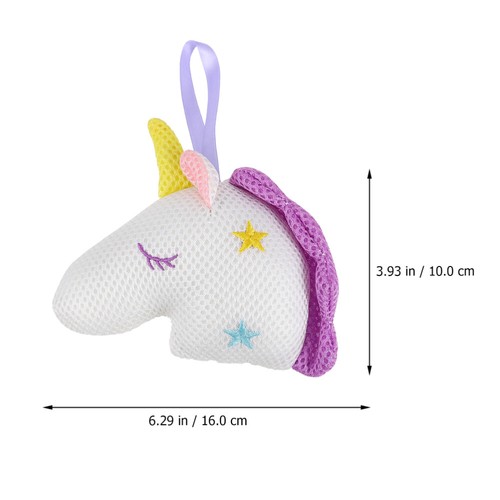 2 Pcs Unicorn Bath Ball Miss Shower Sponge Sponges for Body Wash - Bild 5 von 12