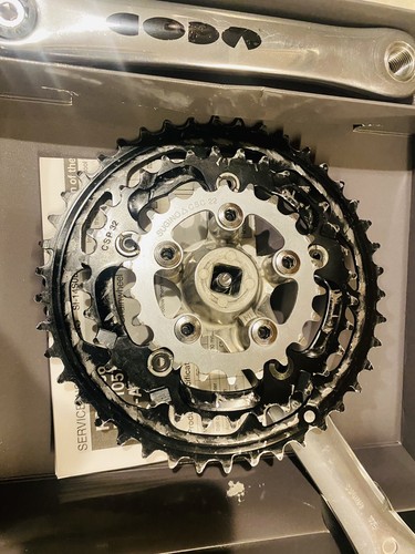 Rare CODA ATB Triple Crank Set Rings Caps Showroom Collector Bike Take Off - Picture 2 of 5