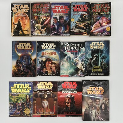 #ad #ad Star Wars Book Lot of 13 Stackpole Stewart Anderson Stove Watson Davis READ $52.87