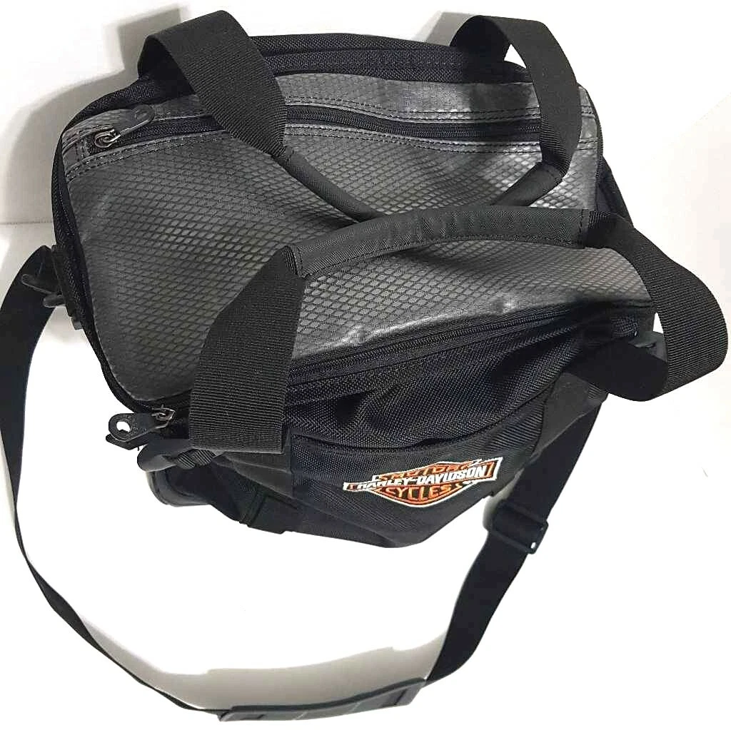 Harley-Davidson Soft Side Shoulder Bag Cooler Reinforced Rubber Bottom w/  Strap