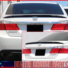2013-15 2016 2017 Honda ACCORD 4Dr Factory Style Lip Spoiler PAINTED GLOSS BLACK