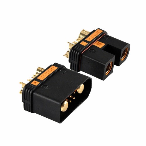 180A Anti-Spark QS10-S Male+Female Plugs Connector for RC Drone E-bike Battery - Picture 5 of 11