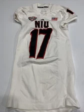 Game Worn Used Jersey Northern Illinois Huskies NIU Football adidas Medium #17