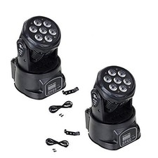 60W Moving Head Lights 6 IN1 DMX-512 16/18 Channels Stage Lighting Sound Acti...