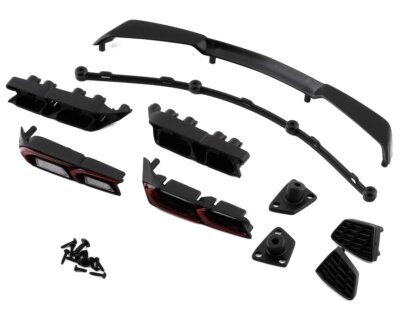Traxxas Rücklichter mit Halter und Kleinteile TRX9319 Corvette C8 4Tec 3.0, 