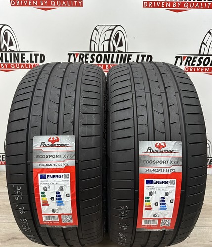 2 X 245 40 19 POWERTRAC ECOSPORT 98Y XL 245/40R19 BRAND NEW C B LABELS 2454019 - Picture 3 of 6
