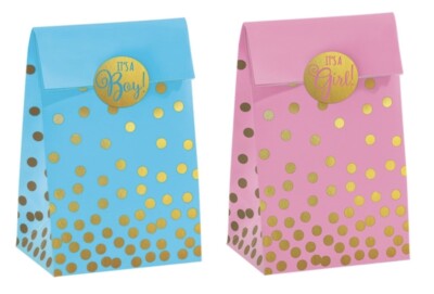 Harrods Girl Boy Treat Bags With Seals Baby Showering Bag