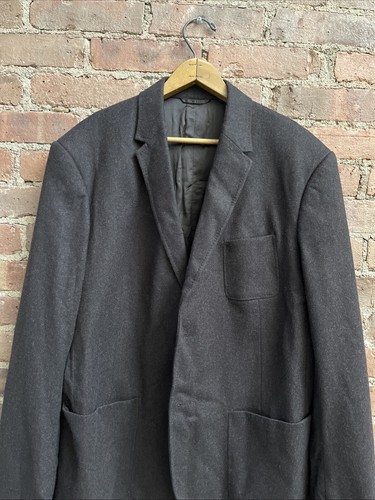 Neil Barrett, Vintage Neil Barrett Men’s Unstructured Jacket, Sz 52, Brown Wool Twill Italy