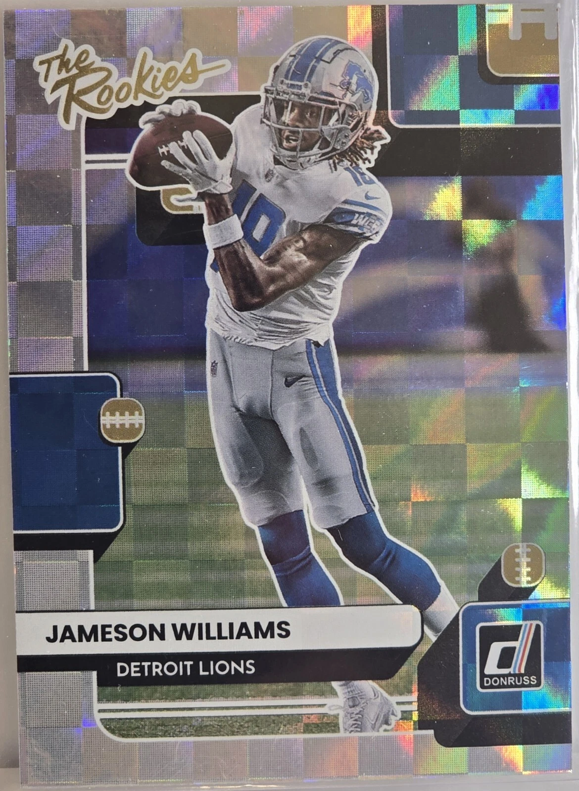 Jameson Williams Detroit Lions 2022 Panini Donruss The Rookies#TR-8