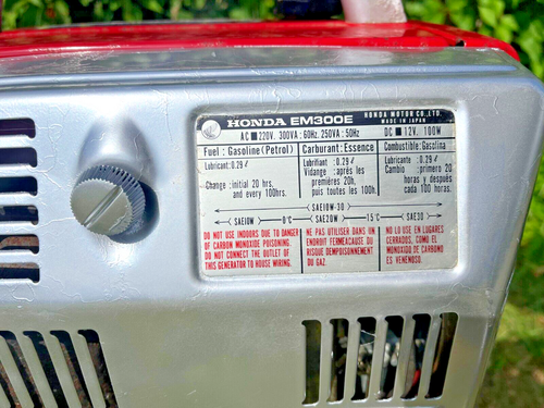 Honda EM300E Generator 1960s - Picture 4 of 4