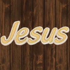 Jesus Embroidered Patch — Iron On