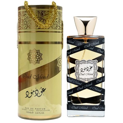 Lattafa Oud Mood Perfume 3.4 oz (100ml) Eau De Parfum Spray Unisex New in Box