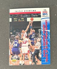 1993-94 UPPER DECK # 205 THE 1993 NBA FINALS TRIPLE OVERTIME  BASKETBALL CARD