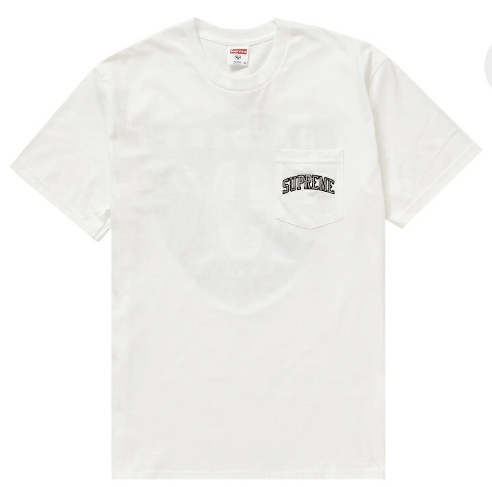 Supreme x NFL Raiders x '47 Brand Pocket Tee White SS19 XL X