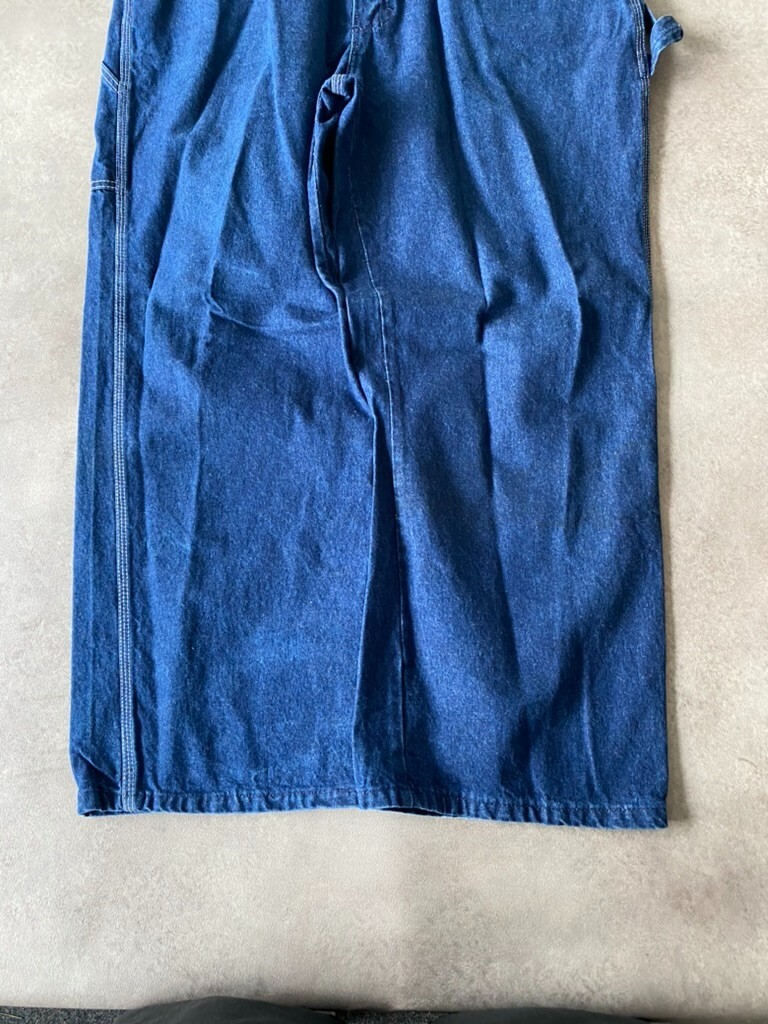 Work Sport Carpenter Jeans Mens 40” Baggy Fit Denim Made In USA Pants, Blue image 2