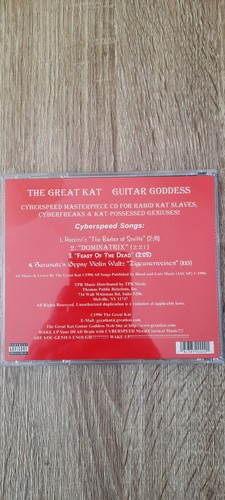 The Great Kat (Usa) "Guitar Goddees" CD 1996 - Foto 2 di 4