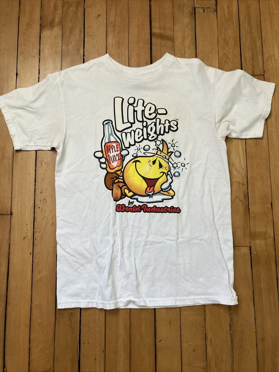 VTG Lite Weights World Industries Skateboard Retro T- Shirt