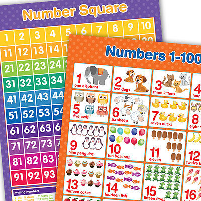 100 Square Wall Chart