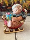 FITZ and FLOYD Holiday BOX BEAR SLEIGH NWT and BOX