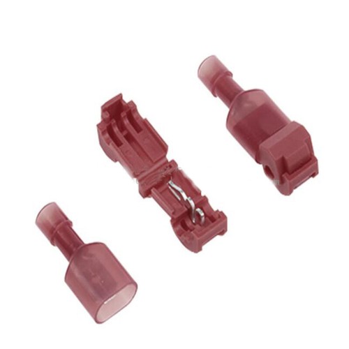 High Quality Quick Lock T Tap Wire Crimp Cable Terminals Connectors Kit Red Blue - Picture 3 of 4