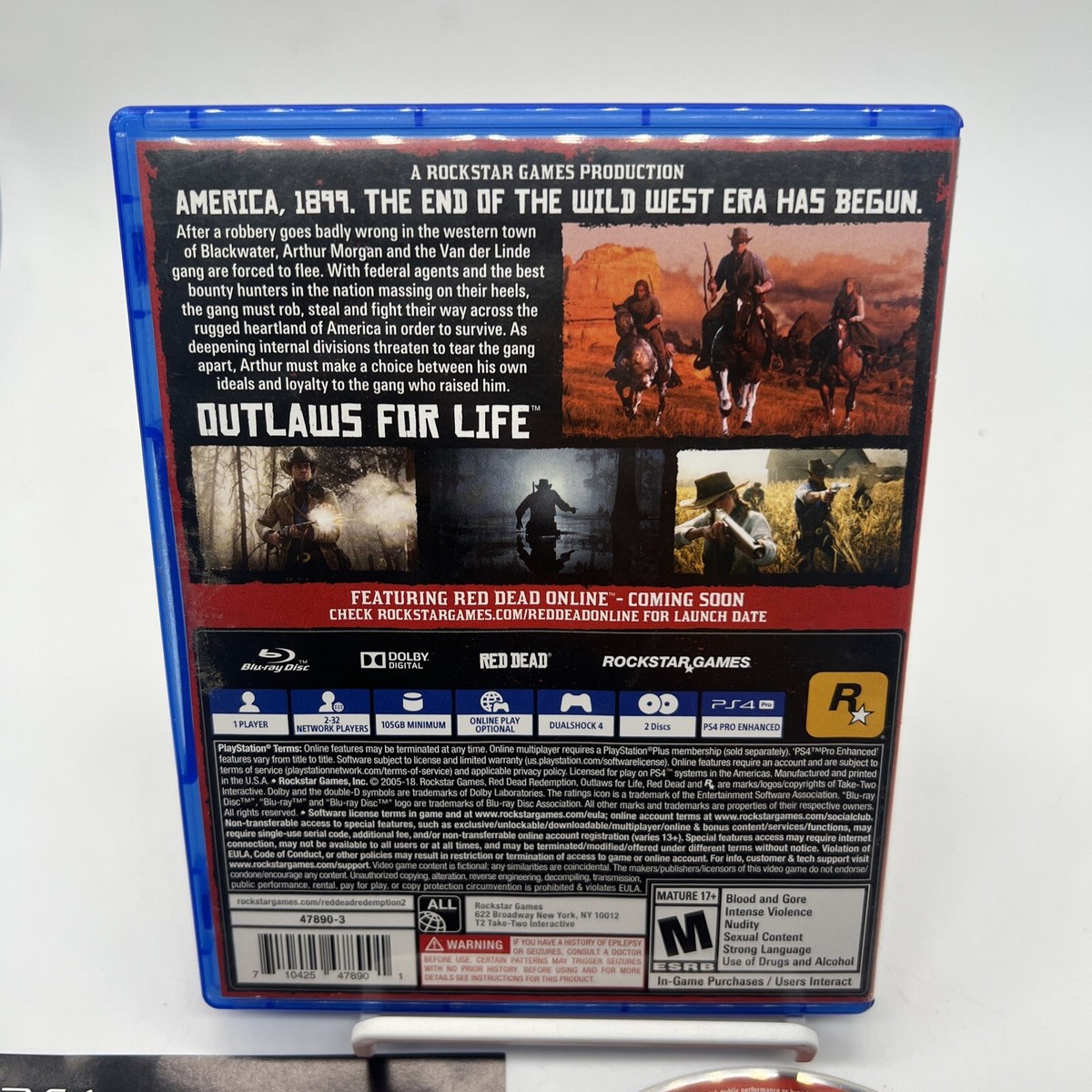 Red Dead Redemption 2 - Sony PlayStation 4 - Code UNSURE